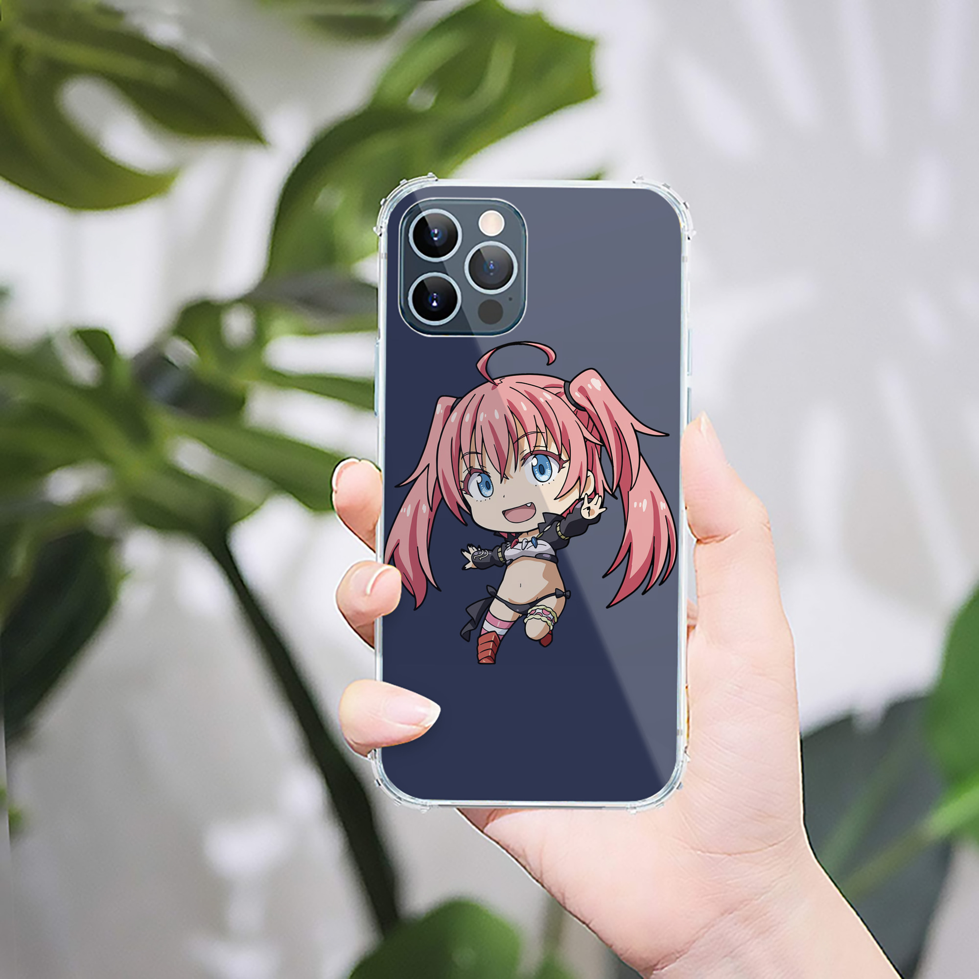（画像用） 転スラ Regarding Reincarnated to Slime 【iPhone 12シリーズ対応】透明スマホケース（クリアソフトケース）